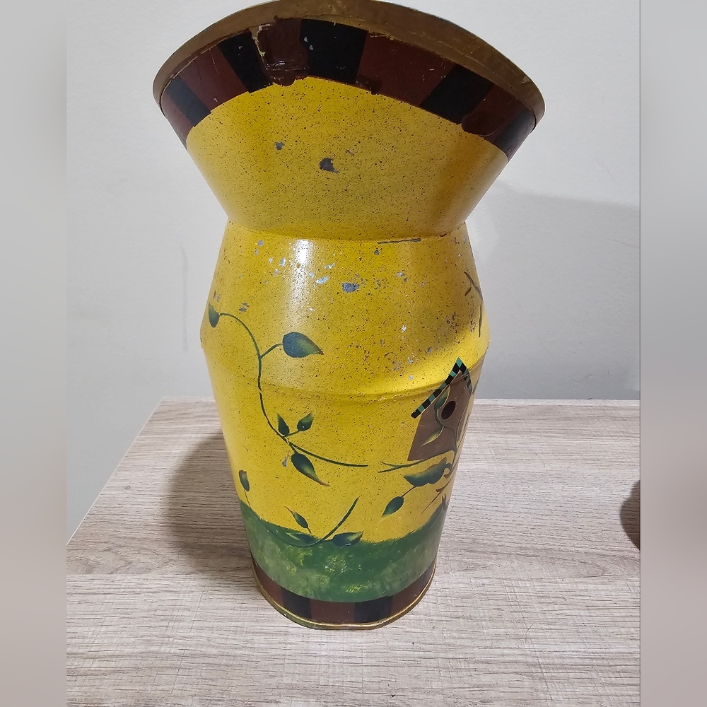VINTAGE BIRDHOUSE Flower Pot  Pitcher - Picture 3 of 7